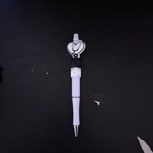 Handcrafted nurse beaded pen